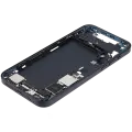 Mid-Frame Housing  W/ Charging Port Flex & Small Parts  For iPhone 14 Plus (US Version) (Used OEM Pull: Grade C) (Midnight)