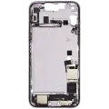 Mid-Frame Housing  W/ Charging Port Flex & Small Parts  For iPhone 14 Plus (US Version) (Used OEM Pull: Grade C) (Purple)