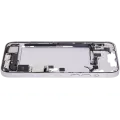 Mid-Frame Housing  W/ Charging Port Flex & Small Parts  For iPhone 14 Plus (US Version) (Used OEM Pull: Grade C) (Purple)