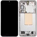 OLED Assembly With Frame For Samsung Galaxy S24 Plus 5G (US & International Version) (Service Pack) (Marble Grey)