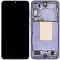 OLED Assembly With Frame For Samsung Galaxy S24 Plus 5G (US & International Version) (Service Pack) (Cobalt Violet)