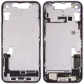 Mid-Frame Housing  W/ Charging Port Flex & Small Parts  For iPhone 14 (EU / Global Version) (Used OEM Pull: Grade A) (Purple)