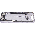 Mid-Frame Housing  W/ Charging Port Flex & Small Parts  For iPhone 14 (EU / Global Version) (Used OEM Pull: Grade A) (Purple)