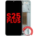 OLED Assembly With Frame For Samsung Galaxy S25 Plus 5G  (US & International Version) (Aftermarket Plus) (Mint)