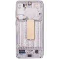 OLED Assembly With Frame For Samsung Galaxy S23 Plus 5G (US & International) (Used OEM Pull: Grade B/C) (Lavender)