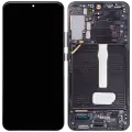OLED Assembly With Frame For Samsung Galaxy S22 Plus 5G (Used OEM Pull: Grade A) (Phantom Black)
