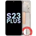 OLED Assembly With Frame For Samsung Galaxy S23 Plus 5G (US & International) (Service Pack) (Cream)