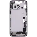 Mid-Frame Housing  W/ Charging Port Flex & Small Parts  For iPhone 14 Plus (EU / Global Version) (Used OEM Pull: Grade C) (Purple)