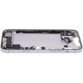 Mid-Frame Housing  W/ Charging Port Flex & Small Parts  For iPhone 14 Plus (EU / Global Version) (Used OEM Pull: Grade B) (Purple)