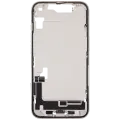 Mid-Frame Housing  W/ Charging Port Flex & Small Parts  For iPhone 14 (EU / Global Version) (Used OEM Pull: Grade B) (Starlight)