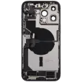 Back Housing W/ Charging Port Flex & Small Parts  For iPhone 14 Pro Max (US Version) (Used OEM Pull: Grade B) (Deep Purple)