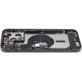 Back Housing W/ Charging Port Flex & Small Parts  For iPhone 14 Pro Max (US Version) (Used OEM Pull: Grade B) (Space Black)