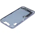 Mid-Frame Housing  W/ Charging Port Flex & Small Parts  For iPhone 14 Plus (US Version) (Used OEM Pull: Grade C) (Blue)