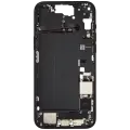 Mid-Frame Housing  W/ Charging Port Flex & Small Parts  For iPhone 15 Plus (US Version) (Used OEM Pull: Grade A) (Black)