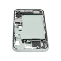 Mid-Frame Housing  W/ Charging Port Flex & Small Parts  For iPhone 15 Plus (US Version) (Used OEM Pull: Grade A) (Green)