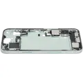 Mid-Frame Housing  W/ Charging Port Flex & Small Parts  For iPhone 15 Plus (US Version) (Used OEM Pull: Grade A) (Green)