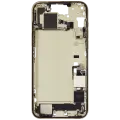 Mid-Frame Housing  W/ Charging Port Flex & Small Parts  For iPhone 15 Plus (US Version) (Used OEM Pull: Grade B) (Yellow)