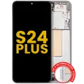 OLED Assembly With Frame For Samsung Galaxy S24 Plus 5G (US & International Version) (Refurbished) (Marble Grey)