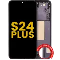 OLED Assembly With Frame For Samsung Galaxy S24 Plus 5G (US & International Version) (Refurbished) (Onyx Black)
