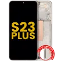 OLED Assembly With Frame For Samsung Galaxy S23 Plus 5G (US & International) (Refurbished) (Cream)