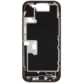 Mid-Frame Housing  W/ Charging Port Flex & Small Parts  For iPhone 16 Pro (US Version) (Used OEM Pull: Grade A) (Desert Titanium)