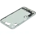 Mid-Frame Housing  W/ Charging Port Flex & Small Parts  For iPhone 15 (US Version) (Used OEM Pull: Grade B) (Green)