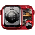 Housing Assembly Compatible For Watch Series 9 (41MM) (Aluminum/Red) (GPS Version)
