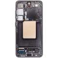 OLED Assembly With Frame For Samsung Galaxy S24 5G (US & International Version) (Used OEM Pull: Grade B/C) (Onyx Black)