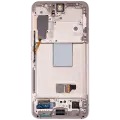 OLED Assembly With Frame For Samsung Galaxy S22 5G (Service Pack) (Pink Gold)