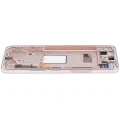 OLED Assembly With Frame For Samsung Galaxy S22 5G (Service Pack) (Pink Gold)
