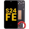OLED Assembly With Frame For Samsung Galaxy S24 FE 5G (Refurbished) (US & International Version) (Graphite)
