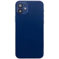 Back Housing W/ Charging Port Flex & Small Parts  For iPhone 12 (EU / Global Version) (Used OEM Pull: Grade B) (Blue)