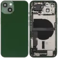 Back Housing W/ Charging Port Flex & Small Parts  For iPhone 13 (US Version) (Used OEM Pull: Grade B) (Green)