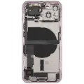 Back Housing W/ Charging Port Flex & Small Parts  For iPhone 13 (US Version) (Used OEM Pull: Grade B) (Pink)