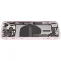Back Housing W/ Charging Port Flex & Small Parts  For iPhone 13 (US Version) (Used OEM Pull: Grade B) (Pink)