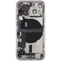 Back Housing W/ Charging Port Flex & Small Parts  For iPhone 13 Mini (EU / Global Version) (Used OEM Pull: Grade A) (Starlight)