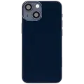 Back Housing W/ Charging Port Flex & Small Parts  For iPhone 13 Mini (EU / Global Version) (Used OEM Pull: Grade B) (Midnight)