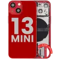 Back Housing W/ Charging Port Flex & Small Parts  For iPhone 13 Mini (EU / Global Version) (Used OEM Pull: Grade B) (Red)