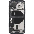 Back Housing W/ Charging Port Flex & Small Parts  For iPhone 13 Mini (EU / Global Version) (Used OEM Pull: Grade C) (Midnight)