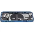 Back Housing W/ Charging Port Flex & Small Parts  For iPhone 13 Mini (US Version) (Used OEM Pull: Grade B) (Blue)