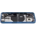 Back Housing W/ Charging Port Flex & Small Parts  For iPhone 13 Mini (US Version) (Used OEM Pull: Grade C) (Blue)