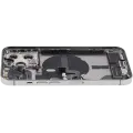 Back Housing W/ Charging Port Flex & Small Parts  For iPhone 13 Pro (EU / Global Version) (Used OEM Pull: Grade B) (Silver)