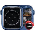 Housing Assembly Compatible For Watch Series 7 (41MM) (Used OEM Pull: Grade A)(Aluminum/Blue) (Cellular Version)
