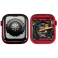 Housing Assembly Compatible For Watch Series 7 (45MM) (Used OEM Pull: Grade A) (Aluminum/Red) (GPS Version)