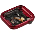 Housing Assembly Compatible For Watch Series 7 (45MM) (Used OEM Pull: Grade A) (Aluminum/Red) (GPS Version)