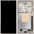 OLED Assembly With Frame For Samsung Galaxy S24 Ultra (Refurbished) (Titanium Yellow)