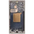 OLED Assembly With Frame For Samsung Galaxy S24 Ultra (Service Pack) (Titanium Gray)