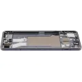 OLED Assembly With Frame For Motorola Edge 70 ( XT2601 / 2025）(Refurbished) (Gadget Gray)