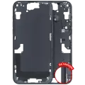 Mid-Frame Housing  W/ Small Parts For iPhone 15 Plus (US Version) (Used OEM Pull: Grade B) (Black)