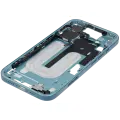 Mid-Frame Housing  W/ Small Parts For iPhone 16 (EU / Global Version) (Used OEM Pull: Grade B) (Teal)